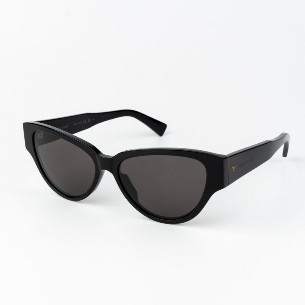 Bottega Veneta Men Sunglasses Black Grey Cat Eye BV1319S 001 BRAND NEW